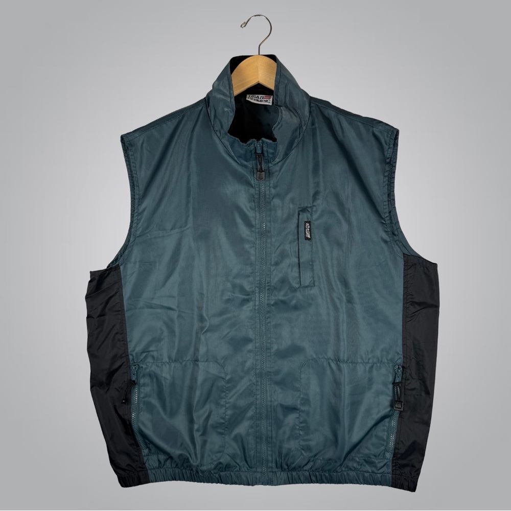 Vintage USA Olympic Moss Green Vest Large